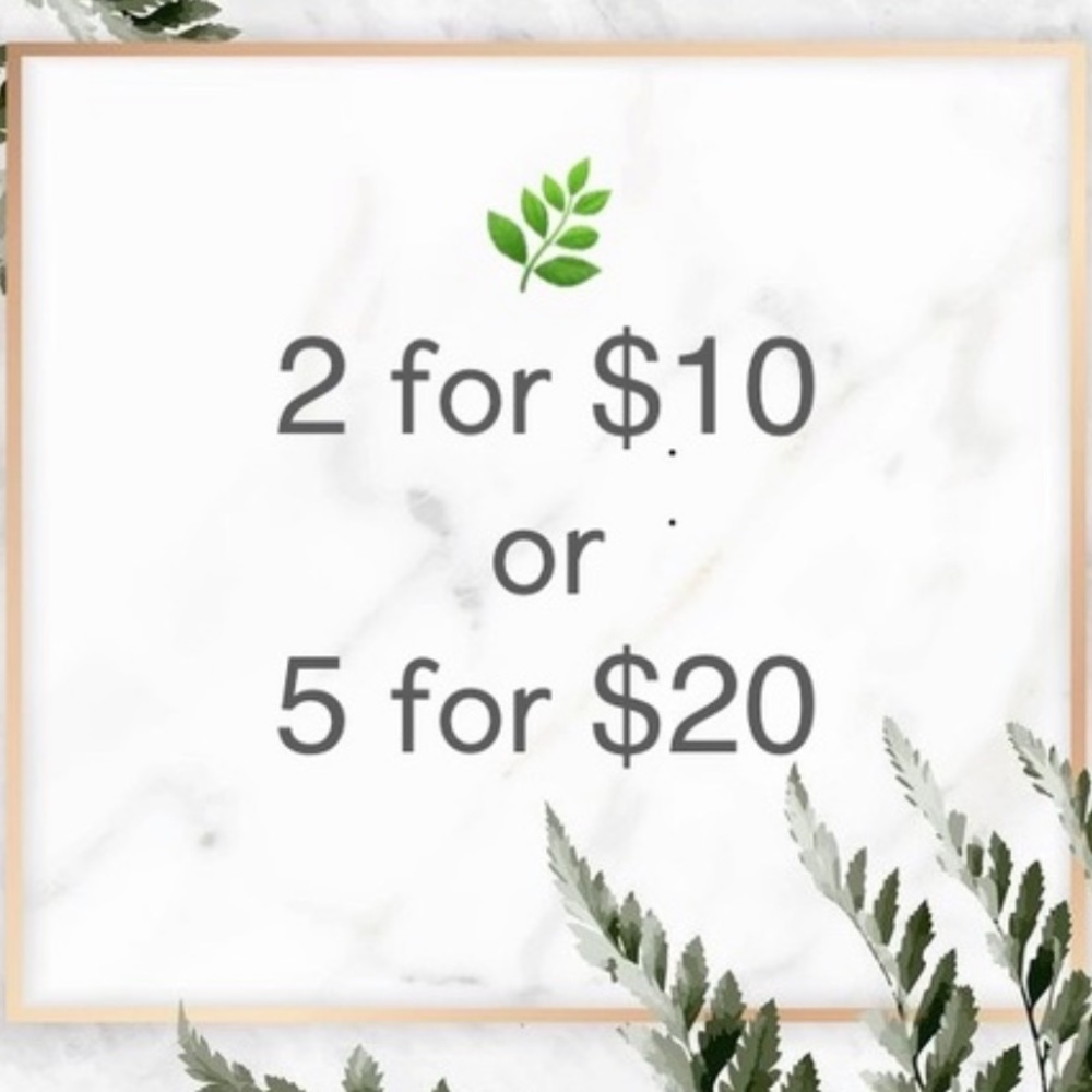 Items with 🌿 are on sale!